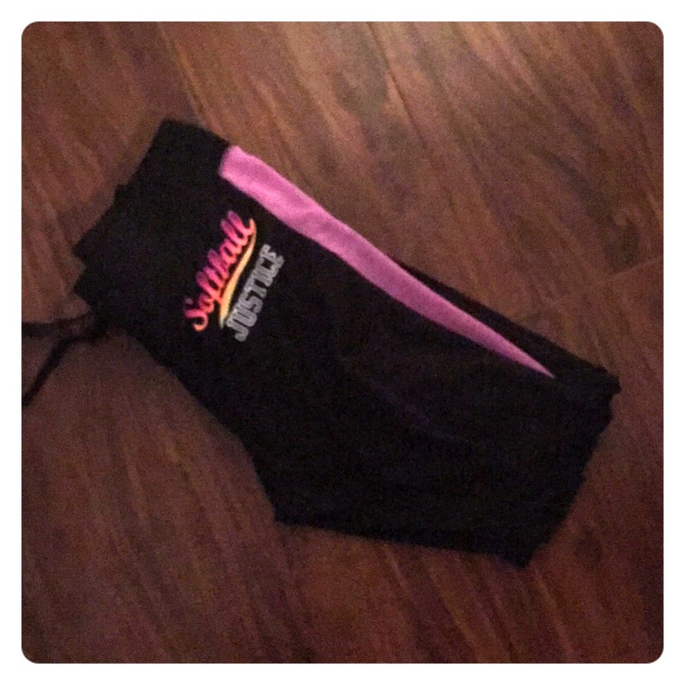 Justice softball leggings